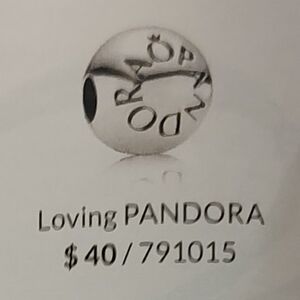 Pandora Silver Loving Clip Charm